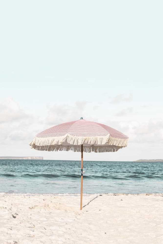 Pink Umbrella by Kathrin Pienaar — canvas wall art
