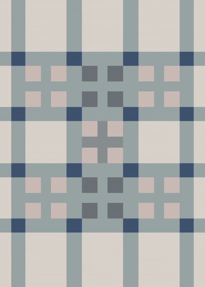 Modern Geometric Plaid Pattern by Paperago — canvas wall art