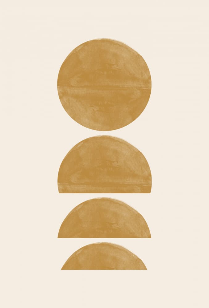 Golden Crescendos by THE MIUUS STUDIO — canvas wall art