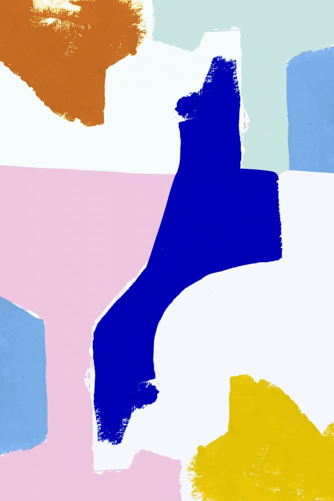 Colorful Modern Abstract by cartissi — canvas wall art