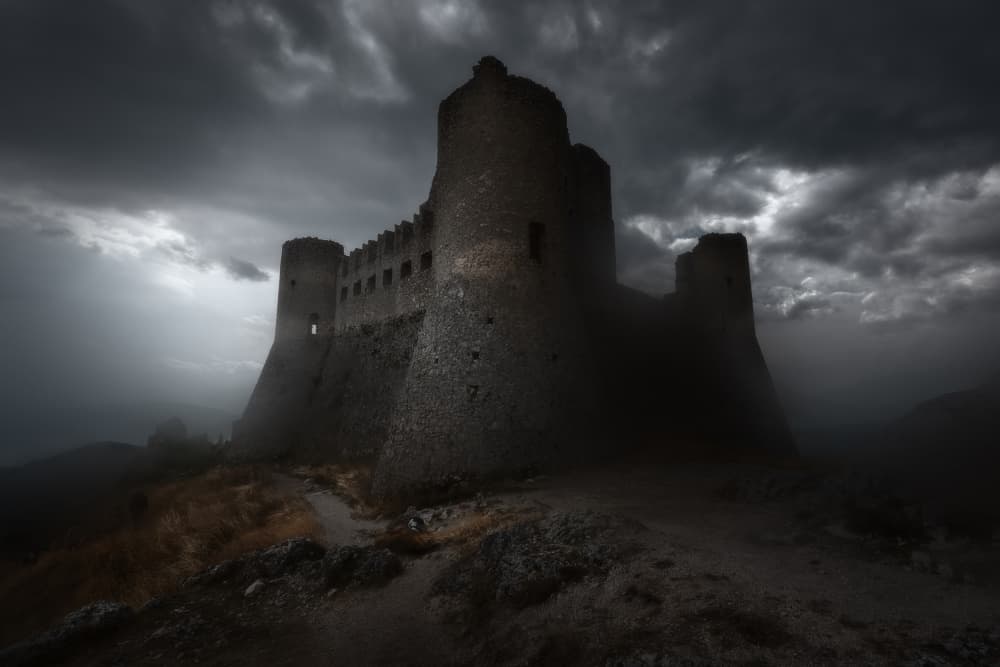Ancient Gothic Castle by Filippo Manini — canvas wall art