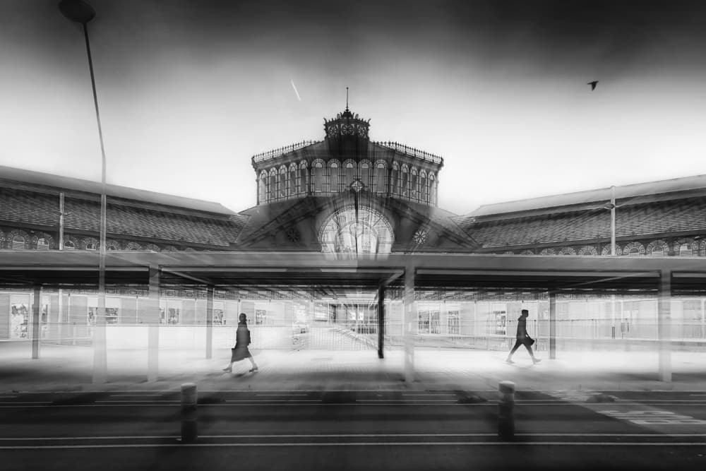Grand Station Motion by Leah Guo — canvas wall art