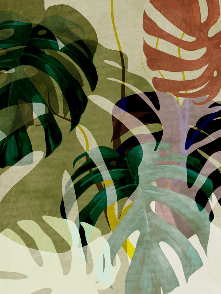 Leaves More 3 Kopie by Ana Rut Bre — canvas wall art