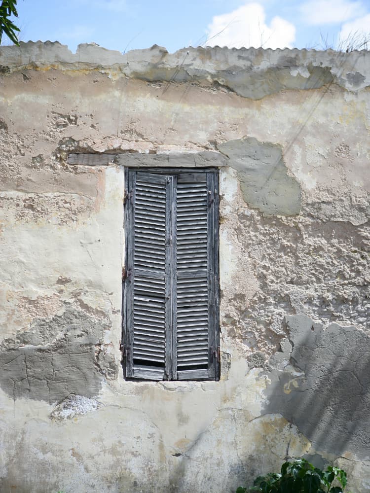 Weathered Shutters by Shot by Clint — canvas wall art