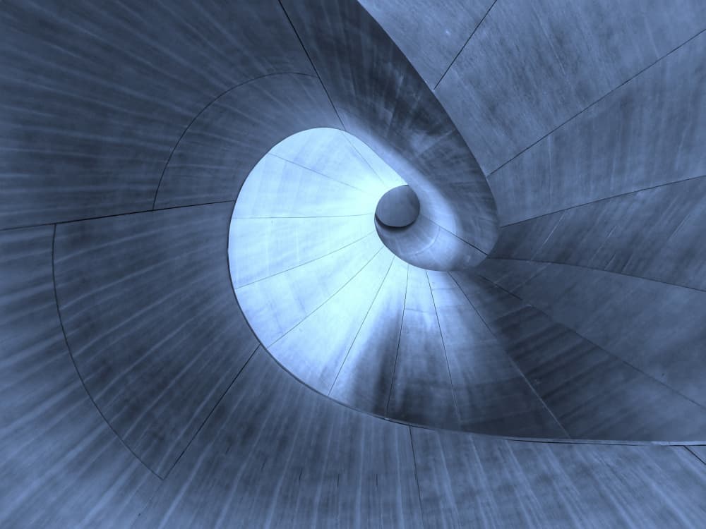 Abstract Light Spiral by Jasmine Zhang — canvas wall art