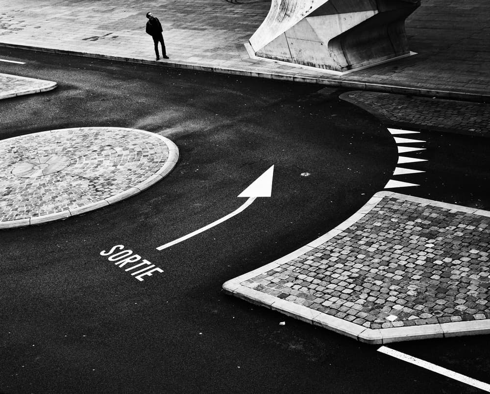 Modern Urban Exit by Jeroen van de Wiel — canvas wall art