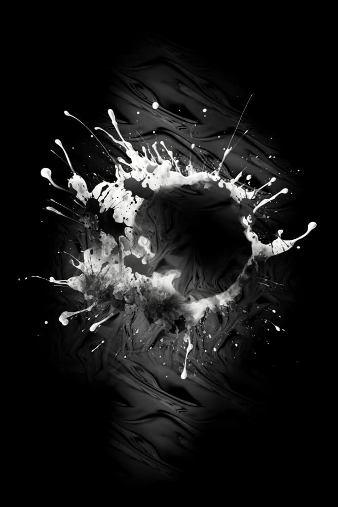 Dynamic White Splash by Rafal Kulik — canvas wall art