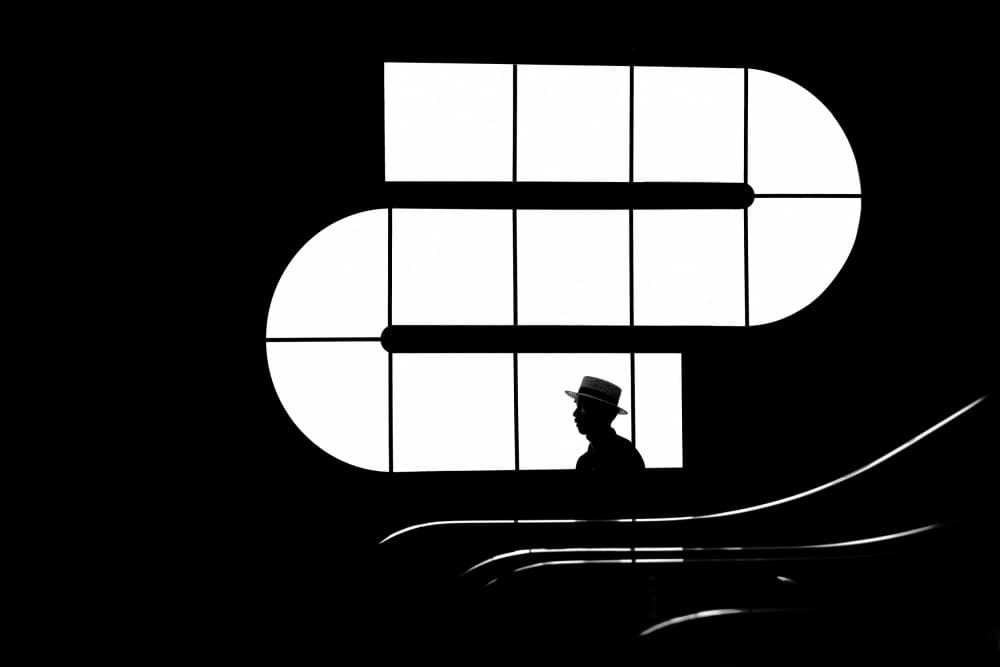 Man Silhouette Window by Rahmad Adriansyah — canvas wall art