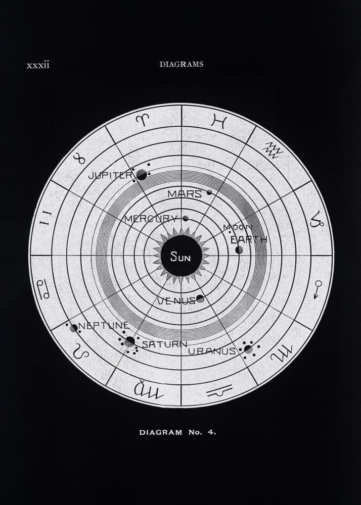 Solar Biology No.4 Black (Creative ed.) by Hiram Eratus Butler — canvas wall art