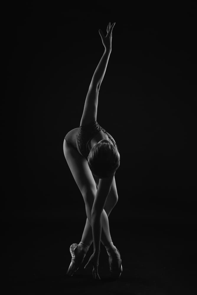 Graceful Ballerina Pose by Alexandr — canvas wall art