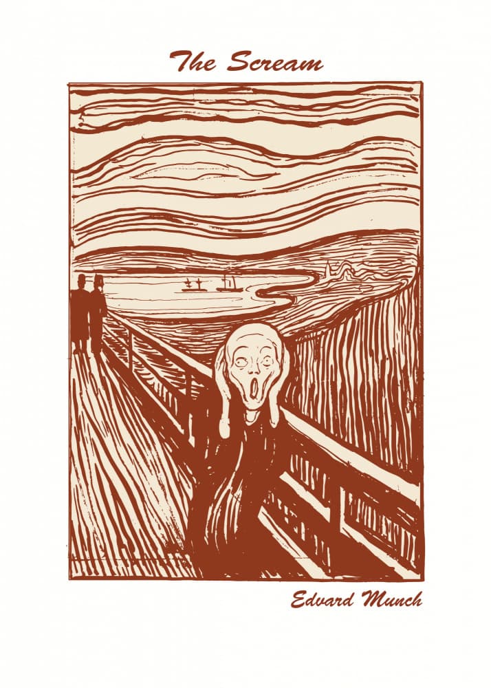 The Screaming Figure by Doa Project — canvas wall art