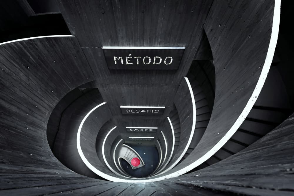 Deep Spiral Descent by Jorge Pimenta — canvas wall art