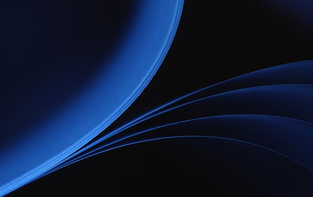 Deep Blue Curves by Barré Thierry — canvas wall art