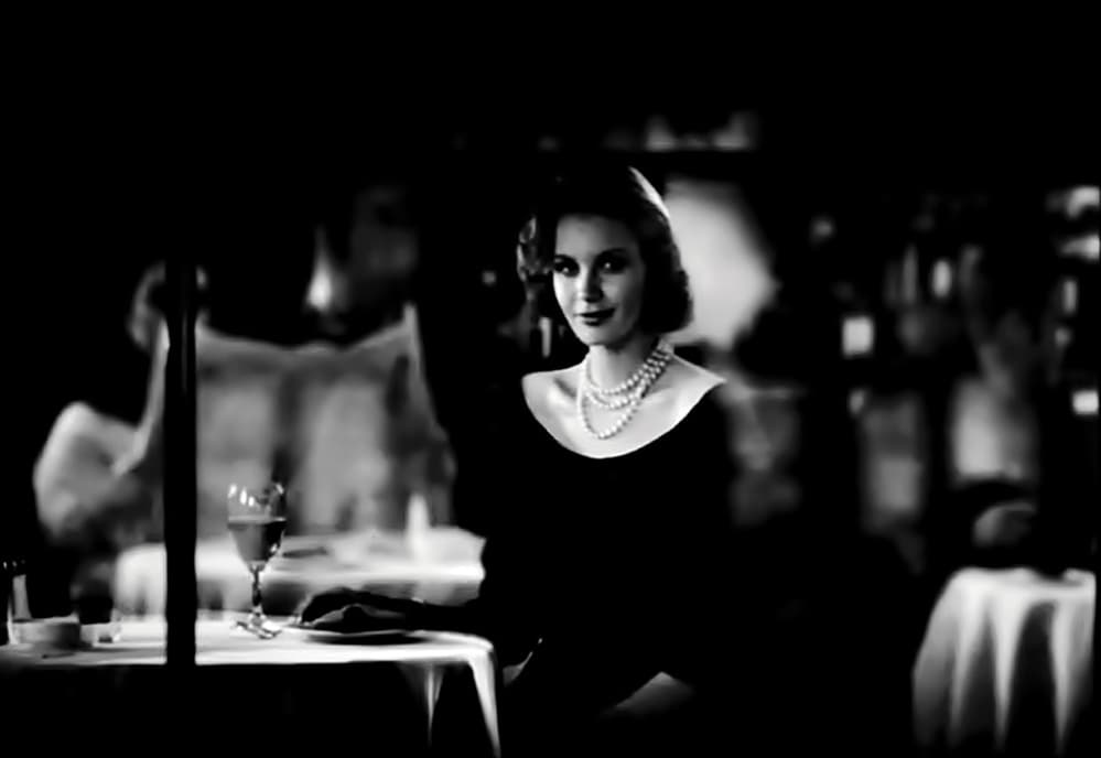 Elegant Lady Dining by Fernando Alves — canvas wall art