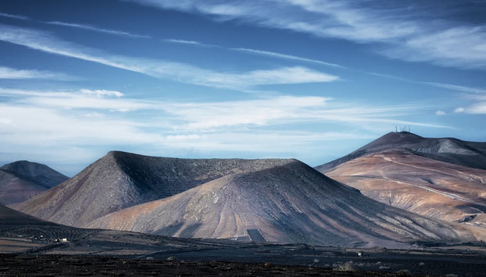 Dramatic Volcanic Landscape by Mathilde Guillemot — canvas wall art