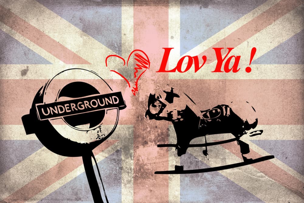 London Love Vintage by Rafal Kulik — canvas wall art