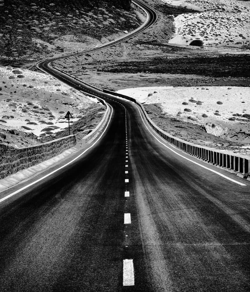 Winding Mountain Road by txules — canvas wall art