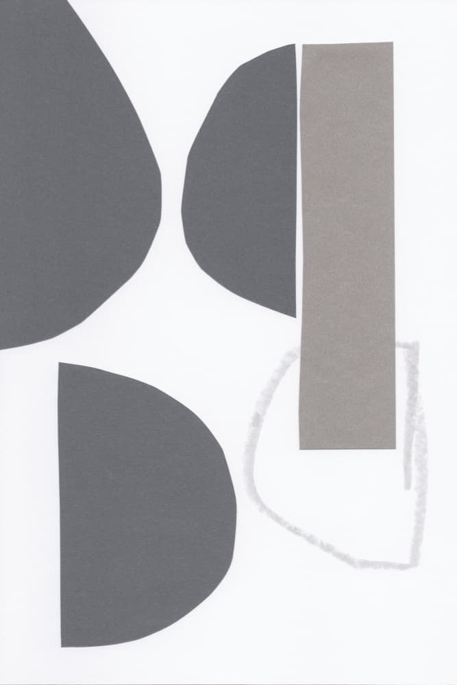 Cutted Shapes by uplusmestudio — canvas wall art