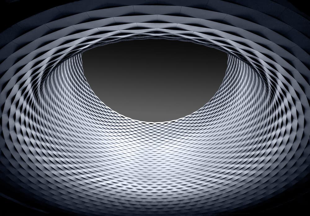 Abstract Architectural Vortex by Anette Ohlendorf — canvas wall art