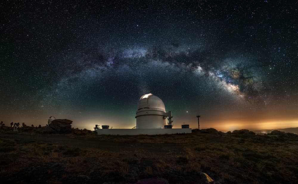Milky Way Observatory Night by Andrei Ionut Dascalu — canvas wall art