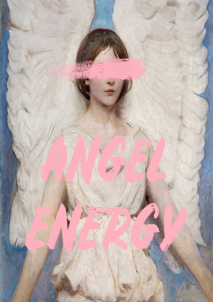 Angel Energy Portrait by Talitha McQueen — canvas wall art