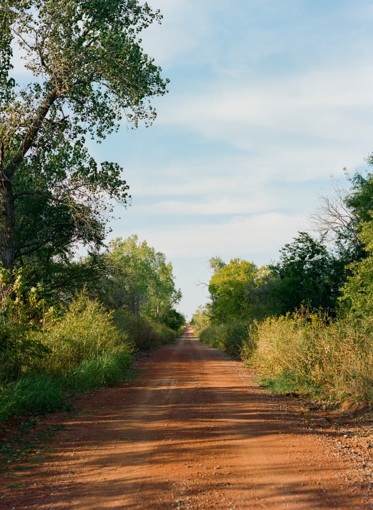 Long Rural Road by Bethany Young — canvas wall art