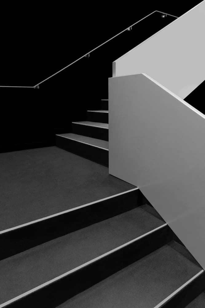 Modern Minimalist Staircase by Olavo Azevedo — canvas wall art