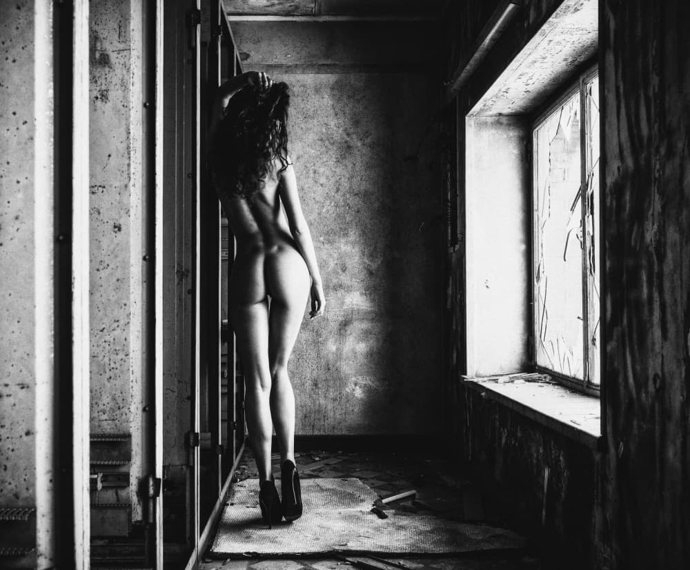 Sensual Nude Abandoned Room by Georgios Bero — canvas wall art