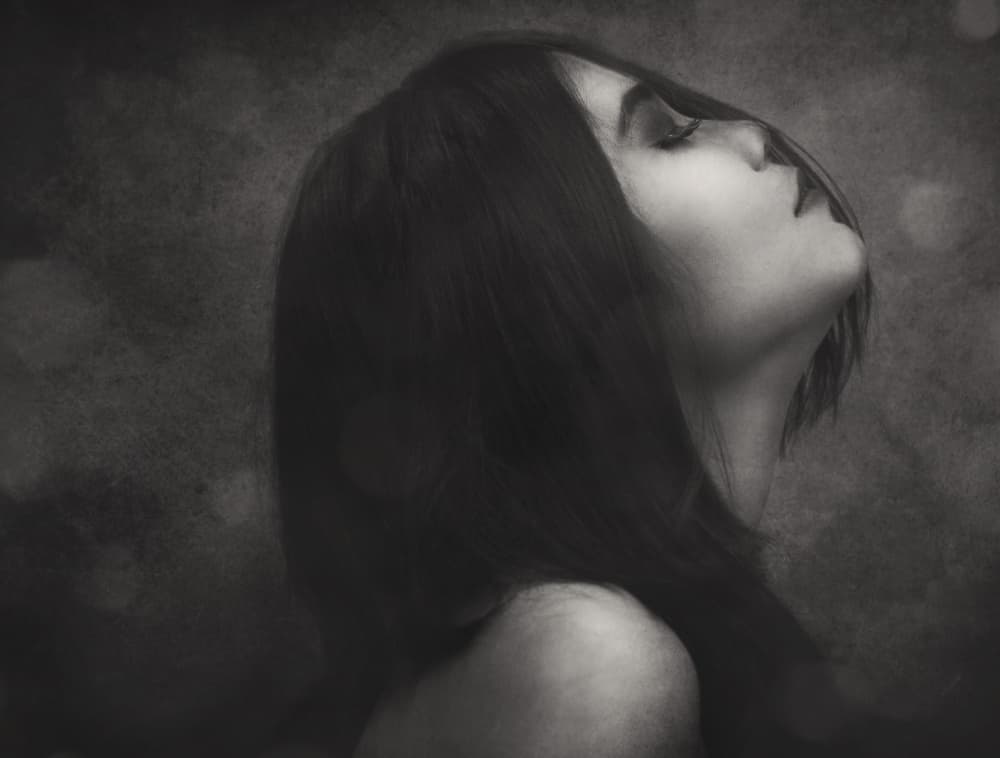 Serene Profile Portrait by Ivan Marlianto — canvas wall art