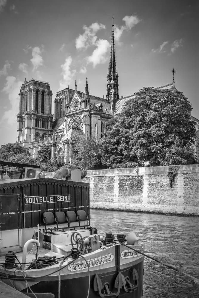Classic Notre Dame Paris by Melanie Viola — canvas wall art