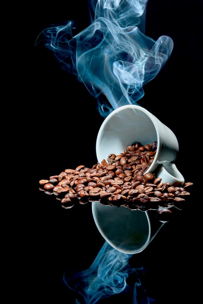 Steaming Coffee Beans by Lucia Gamez — canvas wall art