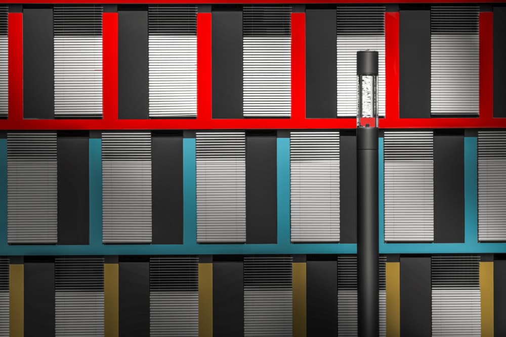 Modern Facade Glow by Stephan Rückert — canvas wall art