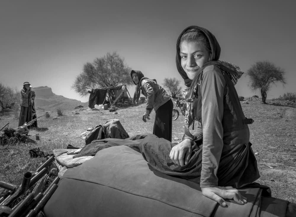 Candid Nomadic Smile by Abbas Arabzadeh — canvas wall art
