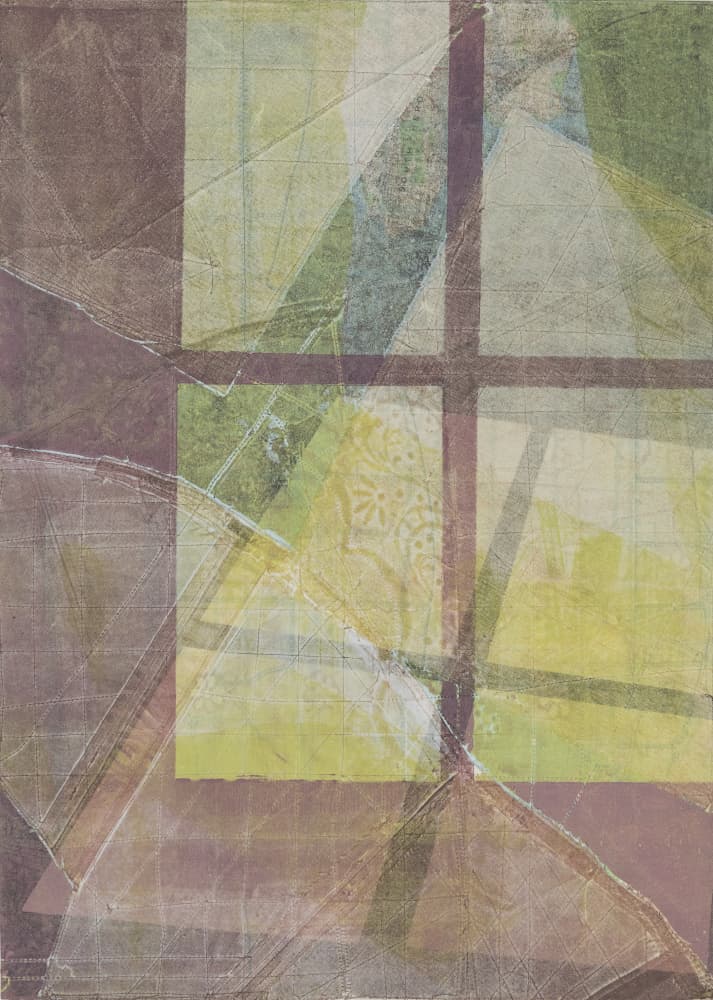Layered Window Abstract by Susan Smereka — canvas wall art