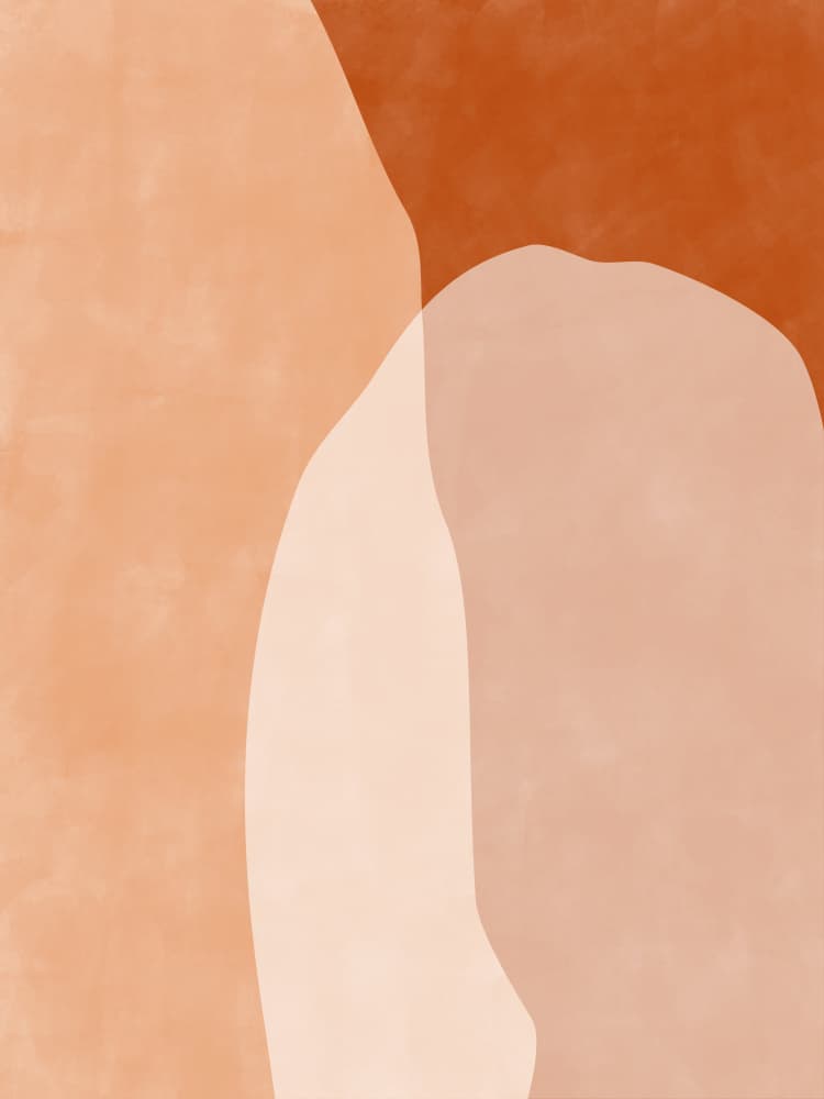 Warm Desert Abstract by Elena Ristova — canvas wall art