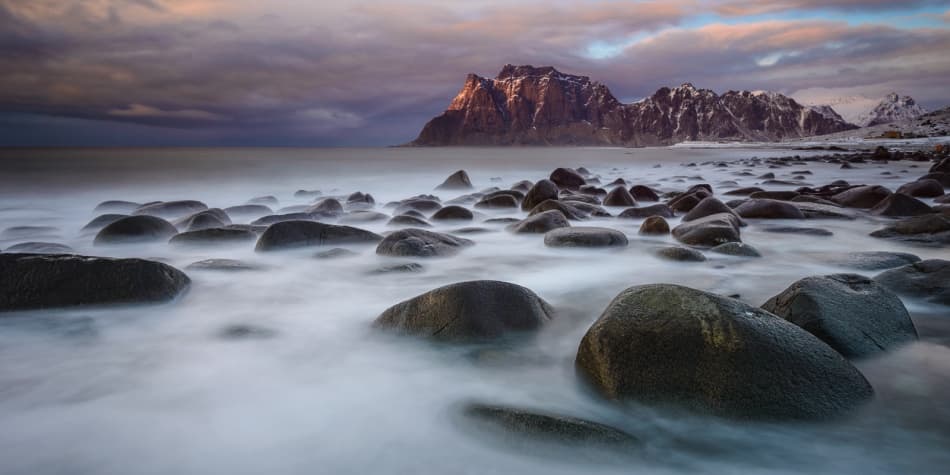 Arctic Coastal Drama by Ajit Menon — canvas wall art