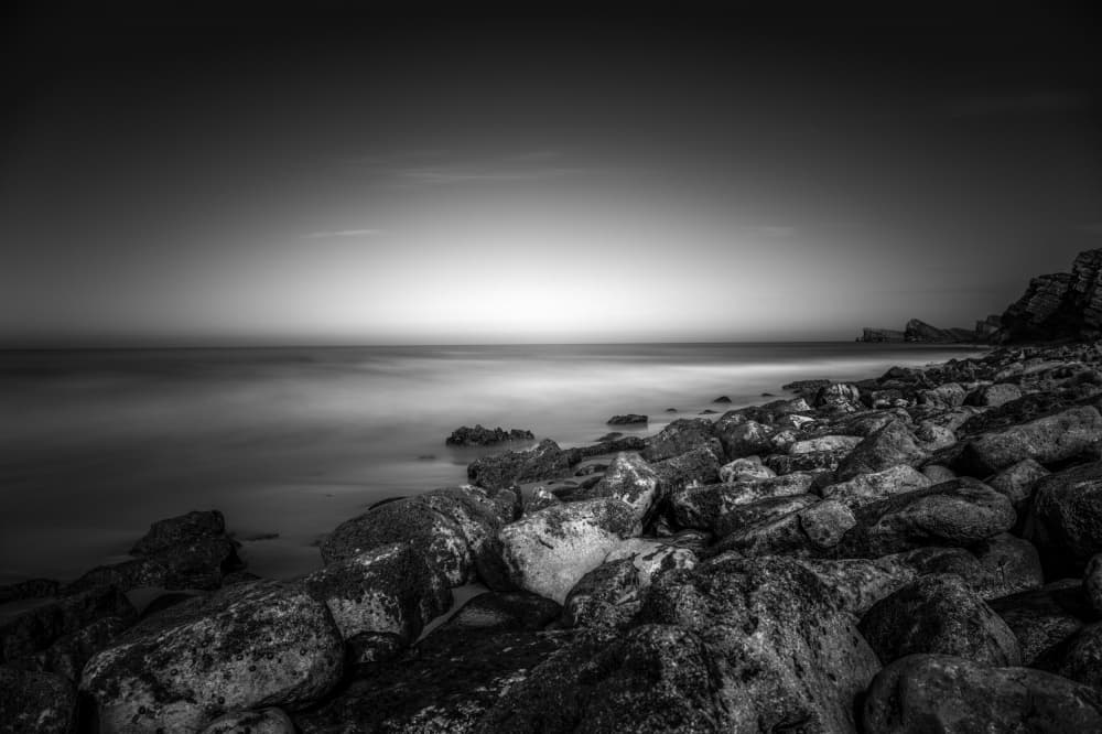 Moody Coastal Serenity by Marco Antonio Cobo — canvas wall art
