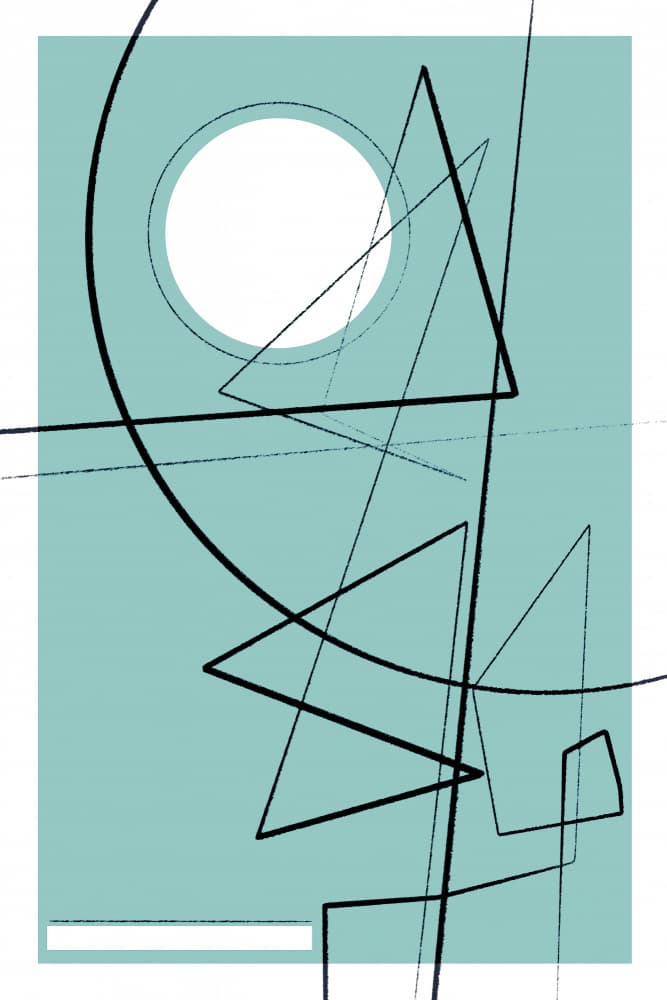 Geometric Whispers by Treechild — canvas wall art