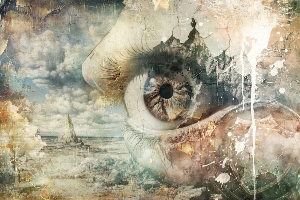 Surreal Ocean Eye by Rafal Kulik — canvas wall art