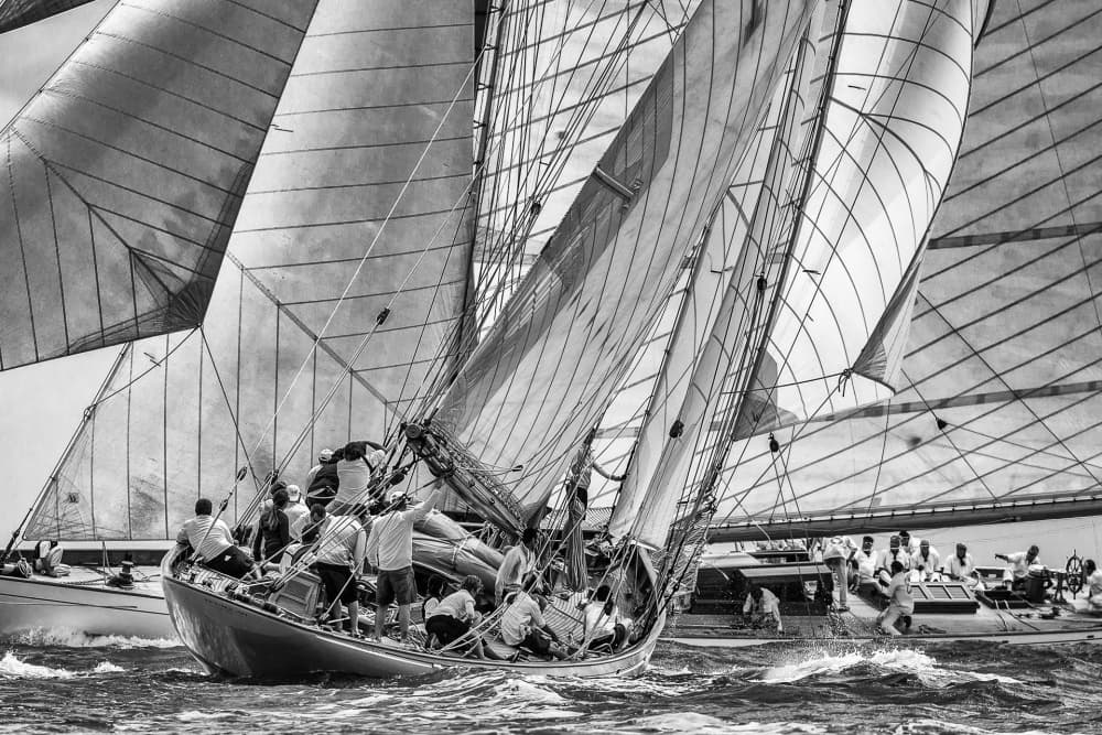 Classic Yacht Race by Marc Pelissier — canvas wall art