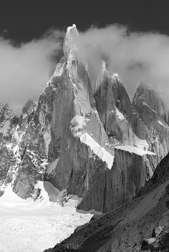 Patagonian Mountain Peaks by Octavian Radu Topai — canvas wall art