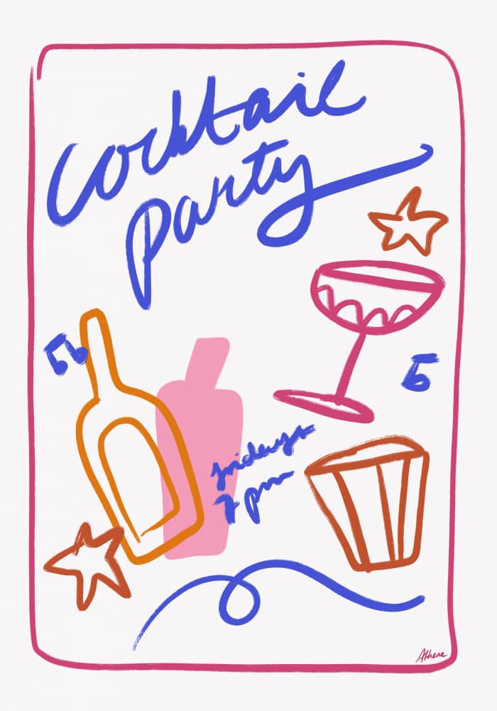 Cocktail Party by Athene Fritsch — canvas wall art