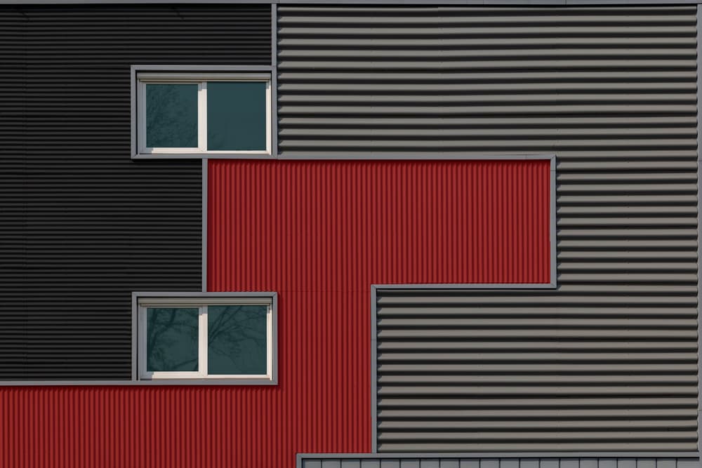 Modern Geometric Facade by Theo Luycx — canvas wall art