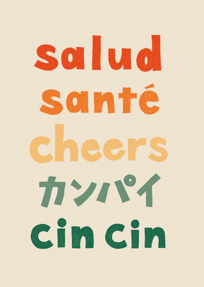 Global Cheers by Rio Soléy — canvas wall art