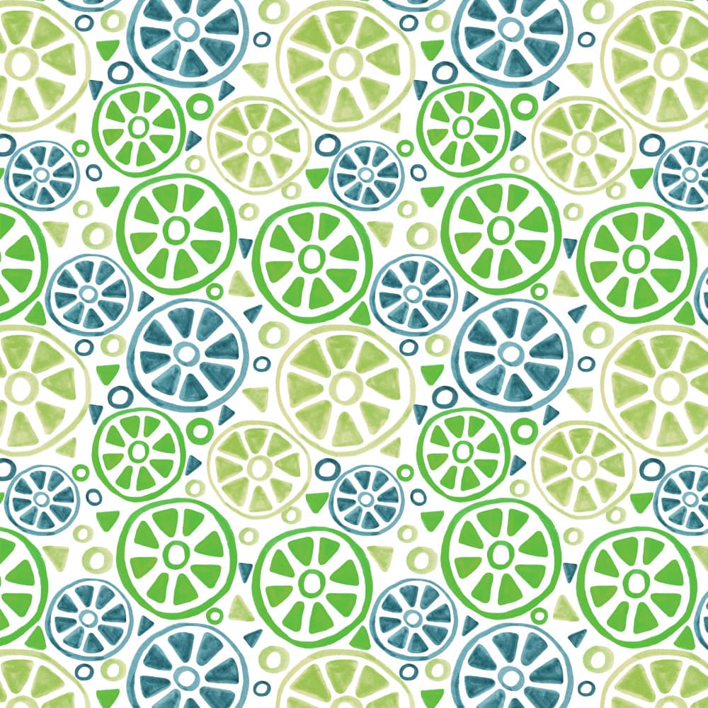 Vibrant Citrus Slices by Michele Channell — canvas wall art