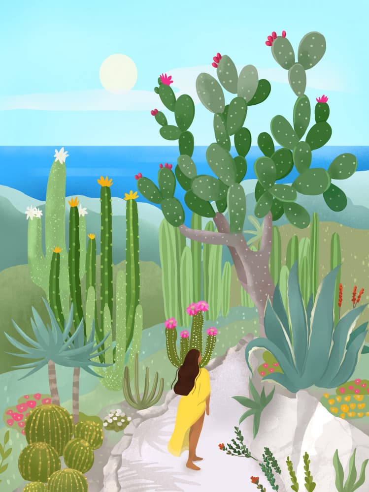 Elz Jardine by Petra Lizde — canvas wall art