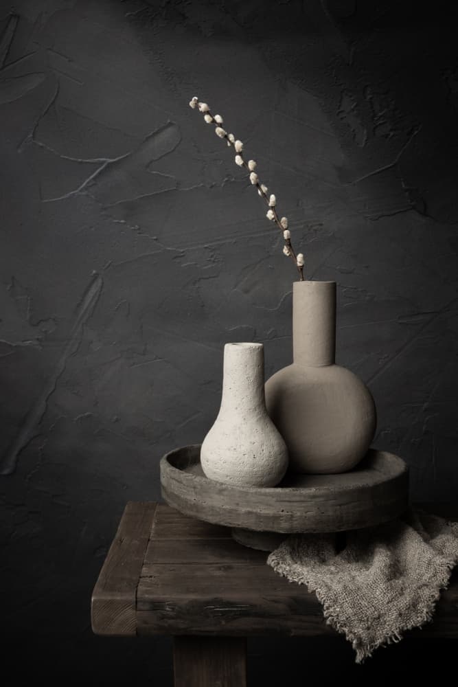 Earthy Vases Willow by Mayra Pama — canvas wall art
