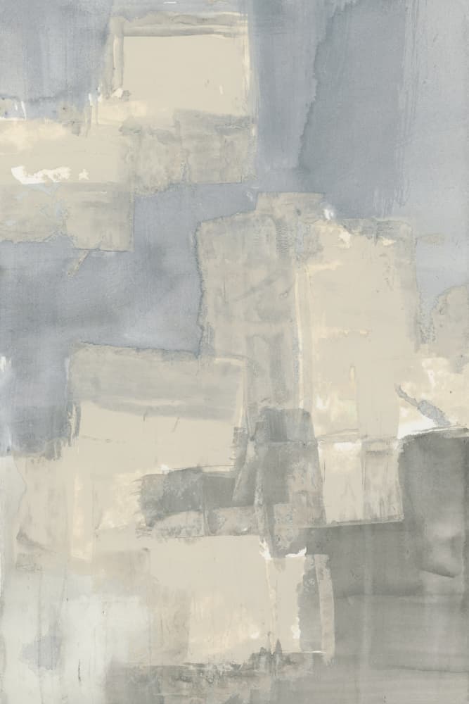 Layered Neutral Blocks by cartissi — canvas wall art