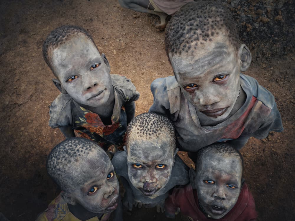 Children's Intense Gaze by Svetlin Yosifov — canvas wall art