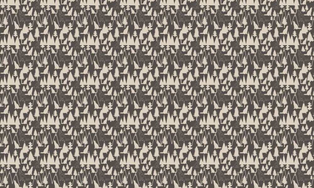 Forest Tree Pattern by Gemma Bardot — canvas wall art